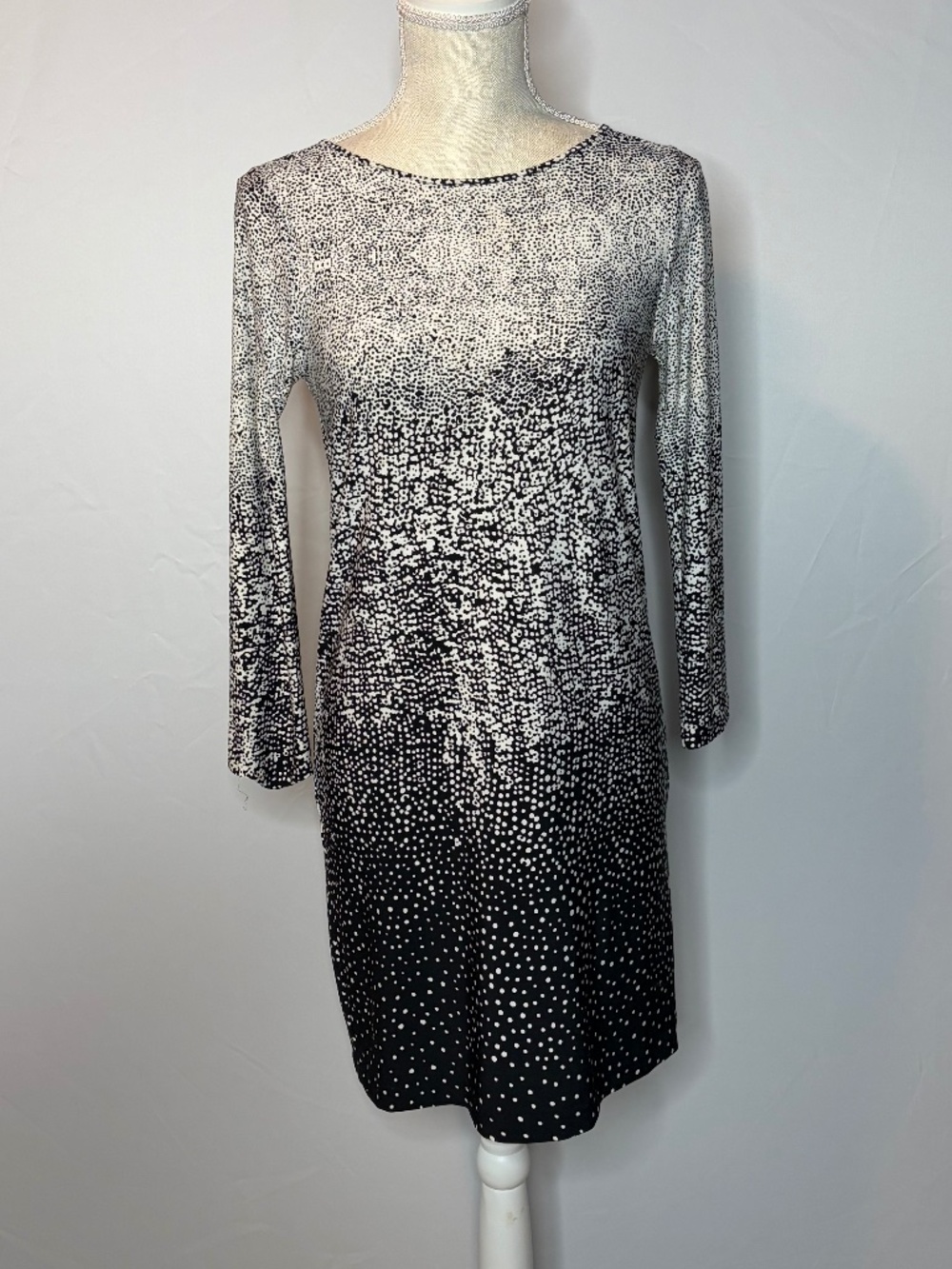 Tibi Ombre Polka Dot Dress